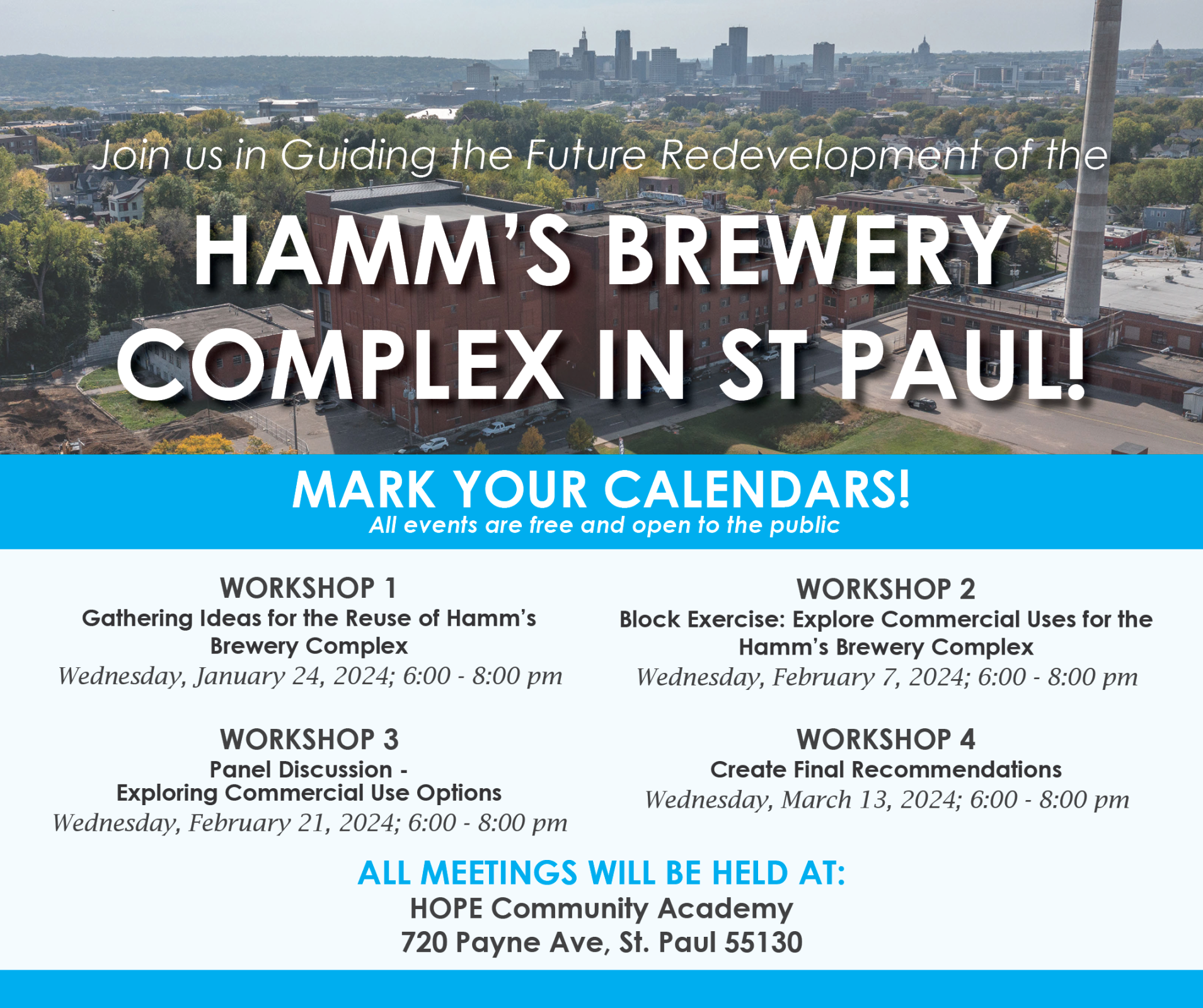Hamm's Brewery Complex Development Conversation Photo - Click Here to See
