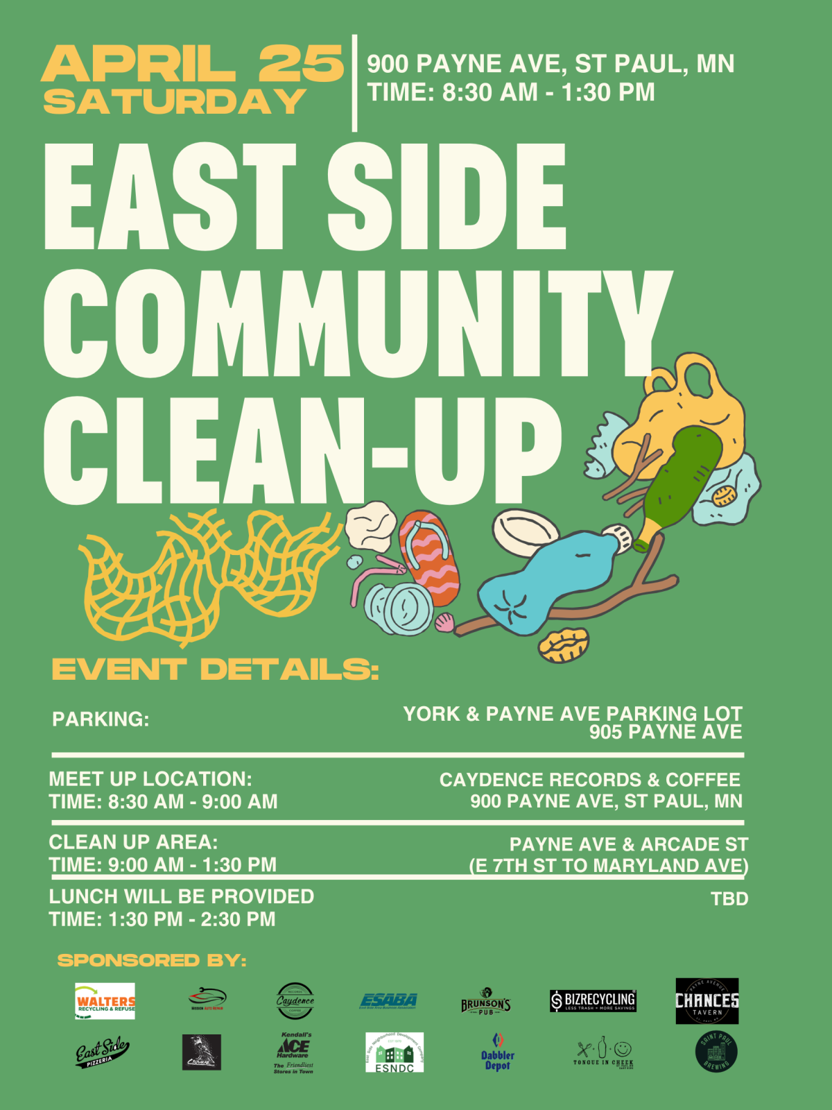 East Side Community Clean-Up - RSVP Now! Photo - Click Here to See